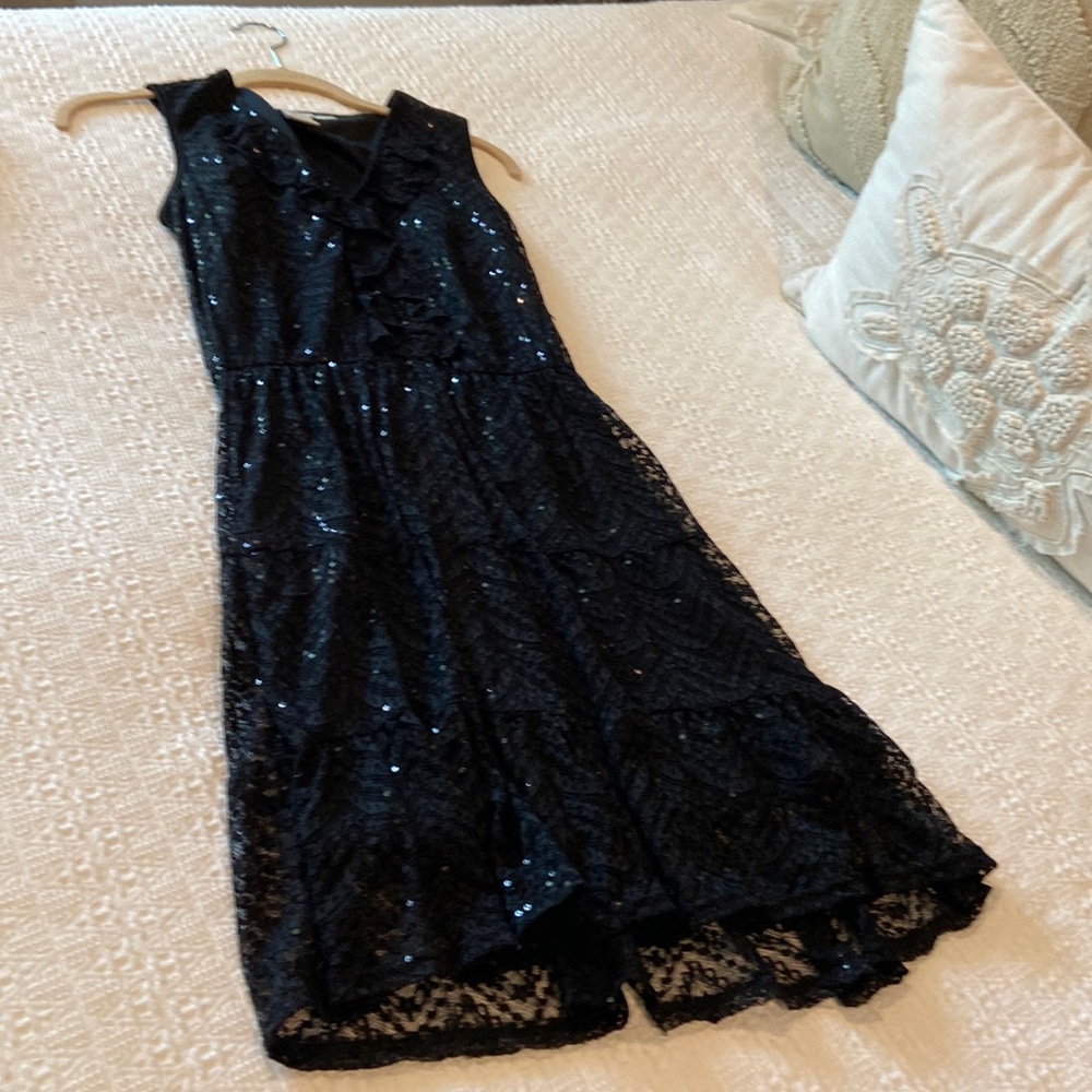 Cute American rag sparkly black mid thigh dress